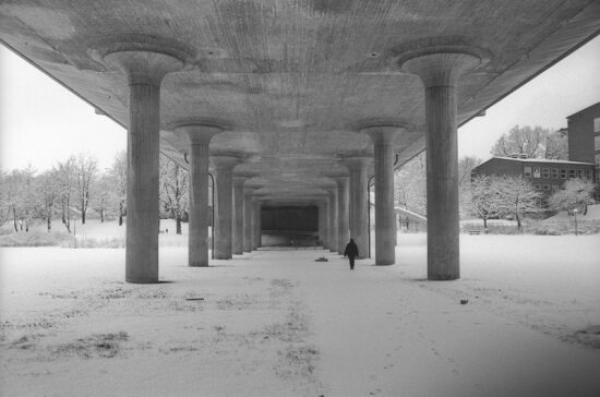 Man under Bridge Stockholm