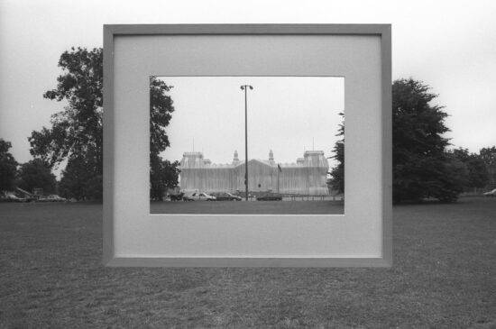 Frames wrapped Reichstag