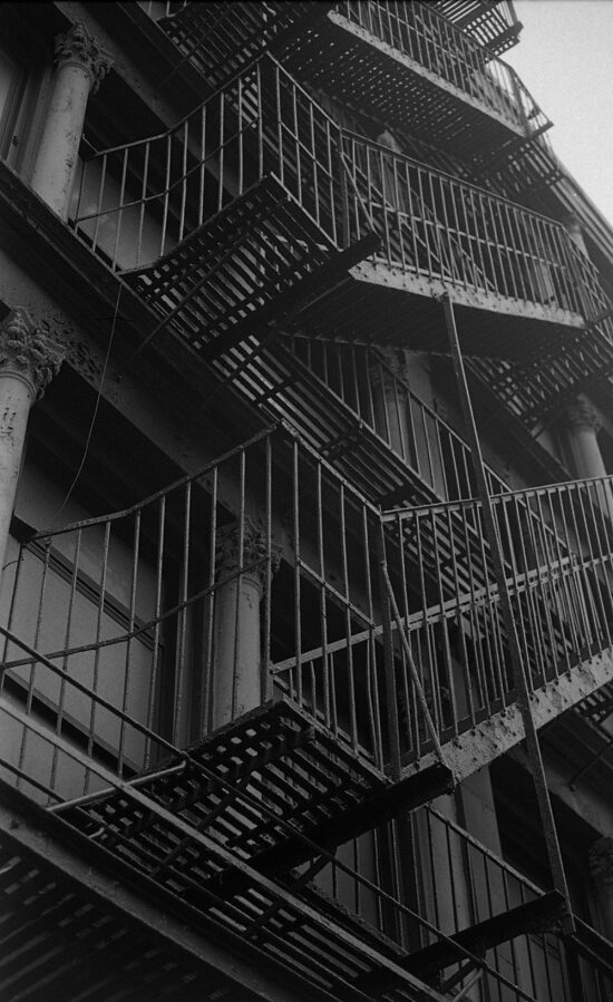 Fire Escape Stairs NYC May 2013